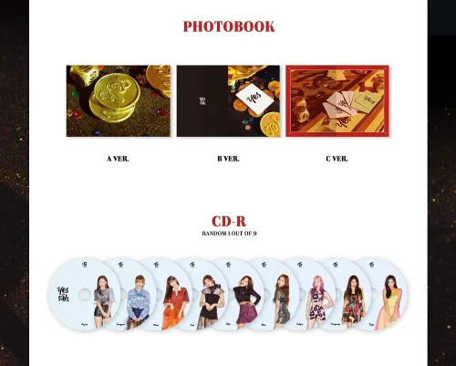 Miniatura 3 de TWICE 6th Mini álbum YES OR YES [versión aleatoria] 1CD + Photobook + Photocards + tarjeta de sí o sí + póster plegado + máscara facial MAFF Premium