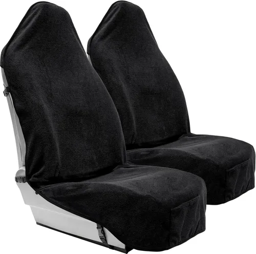 Miniatura 12 de Season Guard Funda de asiento de toalla, protectores impermeables de asiento de automóvil para gimnasio, entrenamiento y estilo de vida activo