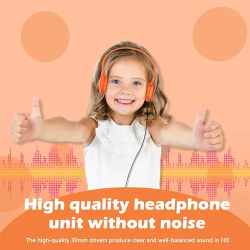 Miniatura 6 de Paquete de 10 auriculares para niños a granel para la escuela, auriculares al por mayor para estudiantes, adolescentes, niños, conector de 0.138 in
