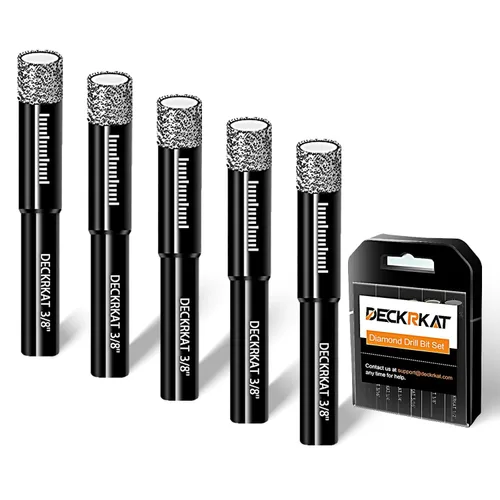 Miniatura 17 de 3 paquetes de brocas de diamante seco de 5/8" 14mm con soldadura al vacío, sierras de agujero de diamante para azulejos de granito, cerámica