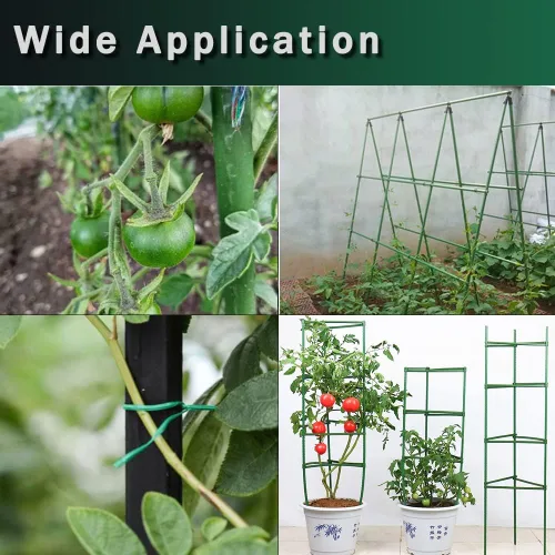 Miniatura 6 de Estacas de jardín de 7/16 pulgadas, 30 estacas de 16 pulgadas para plantas de bricolaje de 3 pies, 4 pies, 5 pies y 6 pies, estaca de soporte