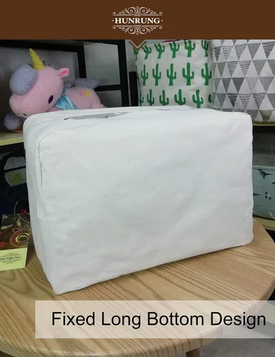 Miniatura 6 de Cesta rectangular de almacenamiento de lona, bonita cesta organizadora de lona para juguetes de mascotas, niños, libros, ropa, perfecta para Elefante