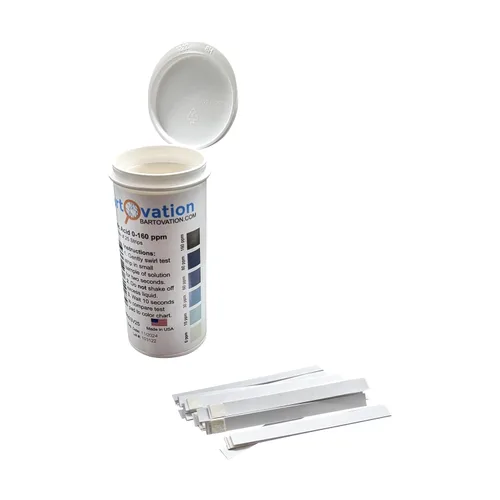 Miniatura 2 de Tiras reactivas de ácido peracético, 0-160 ppm [Vial de 25 tiras]