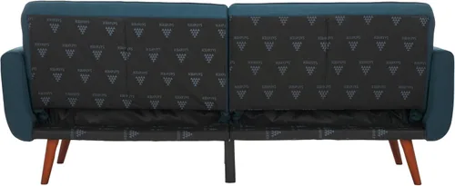 Miniatura 5 de Safavieh Home Bushwick - Sofá cama convertible plegable gris y marrón de 82.7 pulgadas