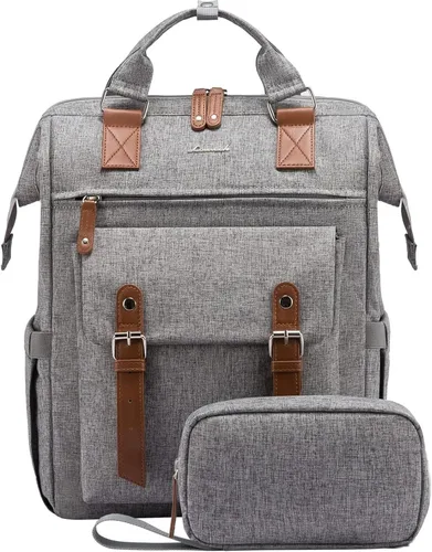 Miniatura 27 de LOVEVOOK - Mochila para laptop, para viaje de trabajo, bolso de enfermera, profesor, médico, viajero, para computadora de negocios, mochila