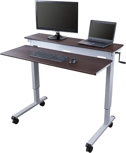 Miniatura 31 de DESK STORE - Escritorio para computadora ajustable para estar sentado o parado