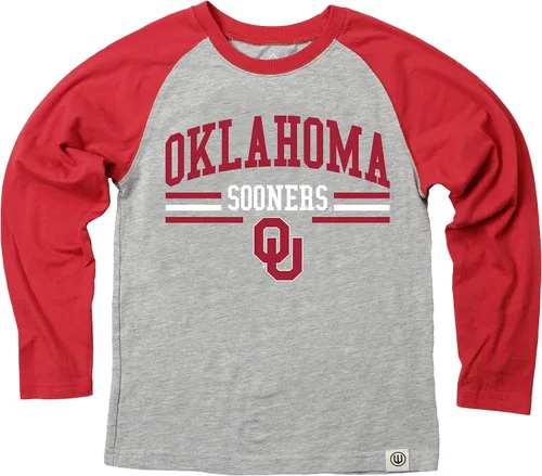Miniatura 14 de Wes and Willy NCAA playera raglán de manga larga para niños