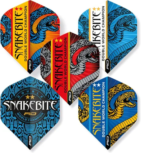 Miniatura 7 de RED DRAGON Dart Flight Collections 5 juegos por paquete (15 vuelos en total)