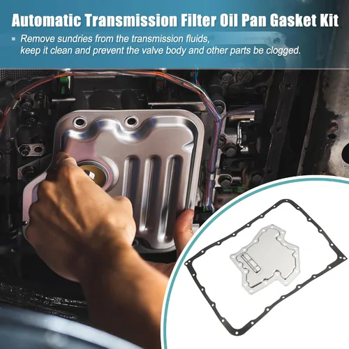Miniatura 3 de uxcell 1 Unidades coche transmisión filtro aceite pan para NISSAN FRONTIER 4X2 2.3TD 16V 2017