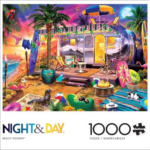 Miniatura 3 de Buffalo Games - Jeff Haynie - Vacaciones en la playa - Rompecabezas de 1000 piezas para adultos - Rompecabezas desafiante perfecto para noches