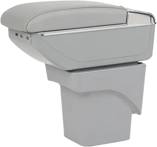 Miniatura 8 de Caja de cuero para reposabrazos de consola central de automóvil de repuesto para Ford Focus 2 MK2 2007 2008 2009 2010 2011 caja de almacenamiento