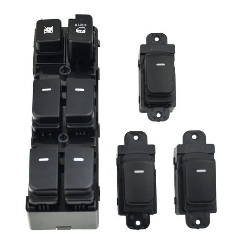 Miniatura 2 de Control eléctrico Power Master Interruptor de ventana Botón 93580-1X000 para Hyundai Fit para KIA Fit para Forte Fit para Cerato 2009-2013
