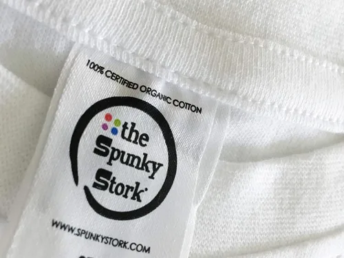 Miniatura 3 de The Spunky Stork Sweet Pea algodón orgánico niño camiseta