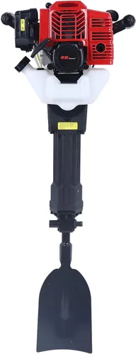 Miniatura 14 de Martillo de poste en T de gas de 2 tiempos, 52 CC, martillo de poste en T, martillo de martillo portátil de refrigeración por aire de un solo