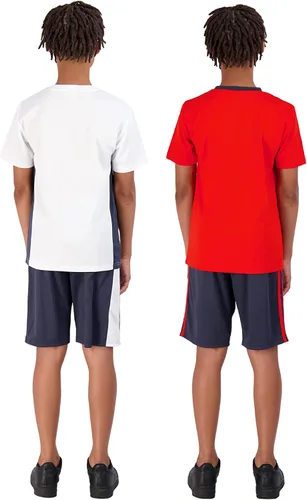 Miniatura 3 de Hind Boys Short Set 4-Piece Boys Basketball Shorts and Performance Athletic Shirt Set