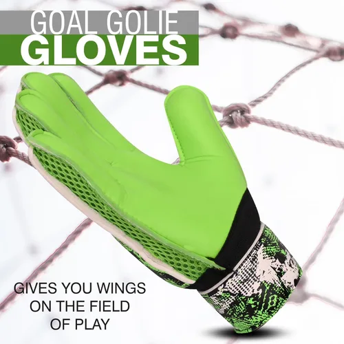 Miniatura 4 de Guantes de portero de fútbol, guantes de portero de dedo, guantes de fútbol de 0.157 in de látex de agarre fuerte, protección de la columna