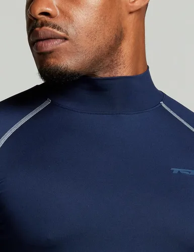 Miniatura 5 de TSLA - Paquete de 1 o 3 camisetas de compresión para hombre de manga larga con SPF 50+, camiseta de entrenamiento, deportiva, de protección