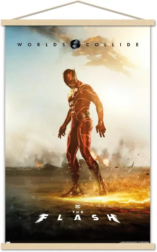 Miniatura 6 de DC Comics Movie The Flash - Póster de pared de una hoja, 34 pulgadas de largo x 22.4 pulgadas de ancho, versión premium sin marco