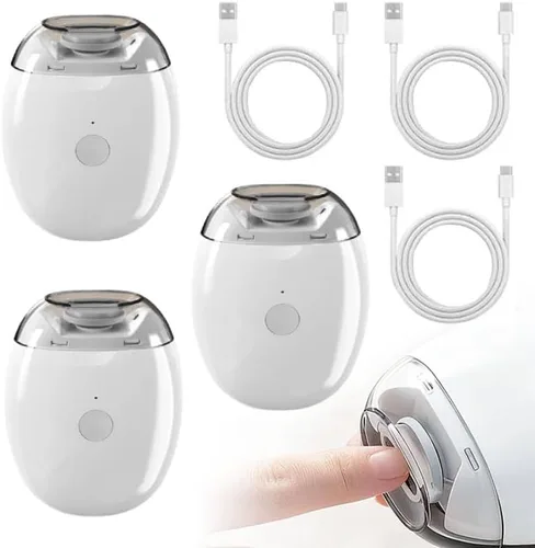 Miniatura 8 de Cortaúñas eléctrico automático: recortador de uñas recargable con luz LED, herramienta de cuidado silencioso de 3 velocidades para adultos, personas