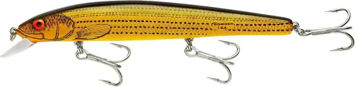 Miniatura 37 de Bomber Señuelos Long A Slender Minnow Jerbait Señuelo de Pesca a rayas (Baby Striper)