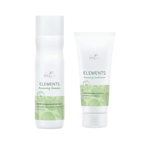 Wella Professionals Elements Renewing - Juego de champú y acondicionador, sin sulfato y silicona, desenredante instantáneo, para todo tipo de