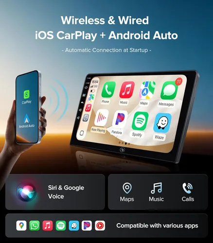 Miniatura 6 de Estéreo de auto Android 13 de 9 pulgadas para Ford F150 2009-2014 – 4G+64G Wireless CarPlay Android Auto Radio, actualización de radio HD, pantalla