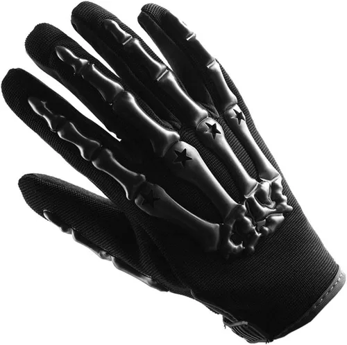 Guantes adultos de motocross 1Storm para motocicleta, BMX, MX, ATV, bicicleta todoterreno, bicicleta, modelo de esqueleto para ciclismo