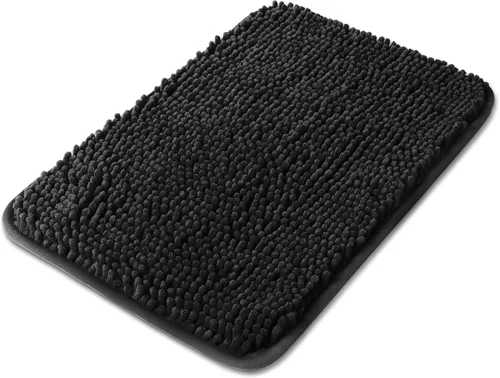 Miniatura 255 de Yeaban Alfombra de pasillo de baño de 24 x 72 pulgadas, antideslizante, alfombra de baño larga de felpilla gruesa, absorbente y lavable, alfombra