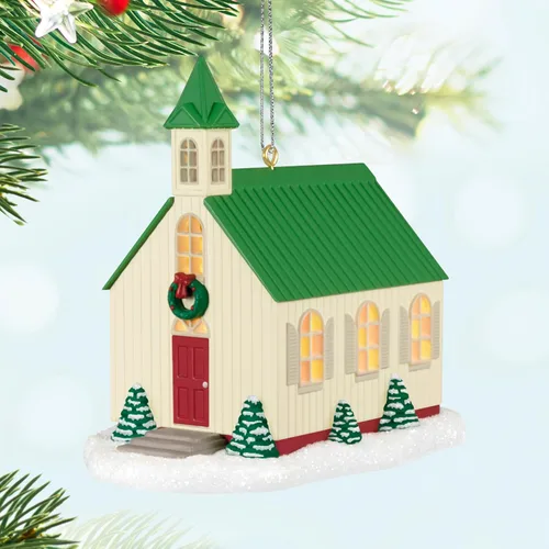 Miniatura 6 de Hallmark Keepsake Adorno de Navidad 2024, La luz de la esperanza, regalos de fe
