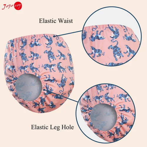 Miniatura 3 de Joyoroy - Fundas de pañales para niñas, pantalones de goma para niños pequeños, fundas de plástico para pañales 5T, pantalones de entrenamiento