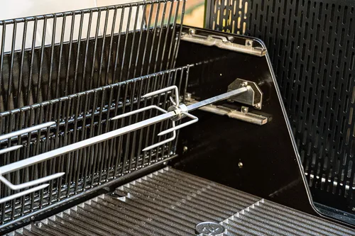 Miniatura 3 de Masterbuilt® Gravity Series - Accesorio de Rotisserie con varillas de asador de acero inoxidable, garras de carne y fuente de energía eléctrica