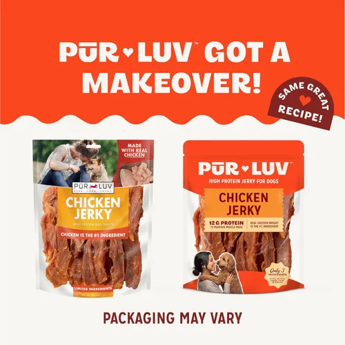 Miniatura 2 de Pur Luv Golosinas de Cecina de Pollo para Perros, Hechas con 100% Pechuga de Pollo Real, 16 Onzas, Saludables, Fácilmente Digeribles, de Larga