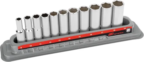 Miniatura 14 de Ingersoll Rand - Juego de llaves de vaso SAE poco profundas de 11 piezas de 1/4 de pulgada, 6 puntos, tamaño: 5/32–9/16 pulgadas, acero al cromo