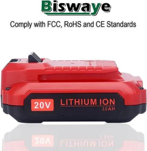 Miniatura 5 de Biswaye Batería de iones de litio de 20 V MAX CMCB202 compatible con Craftsman V20 Batería CMCB204 CMCB202 CMCB201