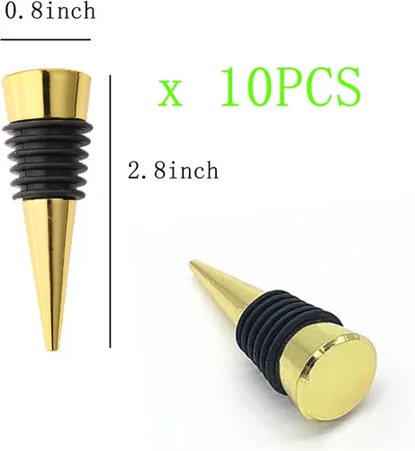 Miniatura 2 de Juego de 10 tapones para botellas de vino Kit, juego de moldes para tapones de botellas de vino de resina, accesorios, tapón de vino para moldes