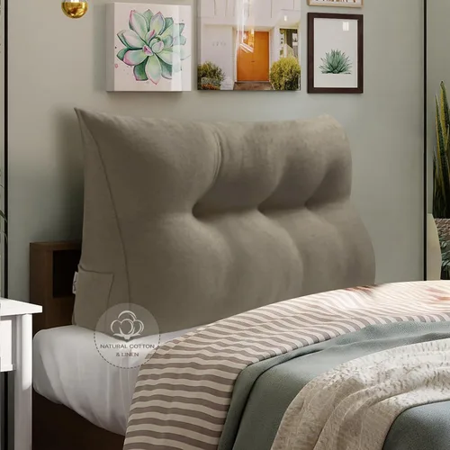 Miniatura 13 de Almohada WOWMAX grande de apoyo con forma triangular, almohada con forma de cuña para respaldo o lectura, cabecero para el día de la Madre