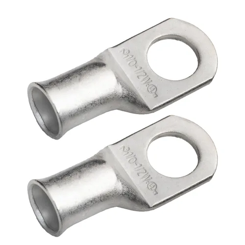 Miniatura 84 de SELTERM 5 piezas terminales de cable de cobre estañado 1/0 AWG perno de 1/2", extremos de cable de batería, terminales de anillo, conectores
