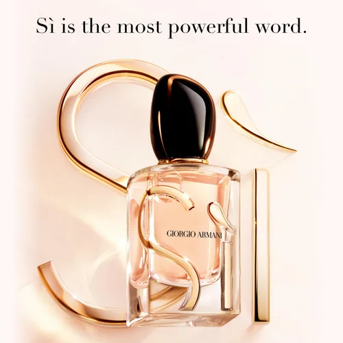 Miniatura 3 de Armani Beauty - Sì - Eau de Parfum - Perfume para mujer - Fragancia Chypre moderna - Néctar de grosella negra, Rosa de mayo y Freesia, notas
