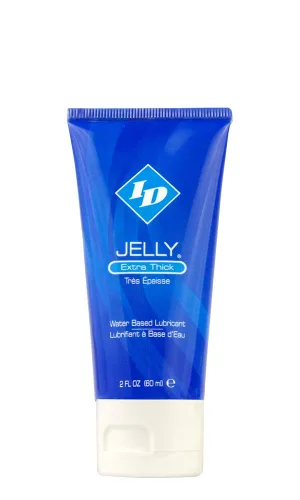 ID Jelly Gel lubricante personal a base de agua, fabricado en Estados Unidos por lubricantes ID para un lubricante más grueso que se mantiene donde