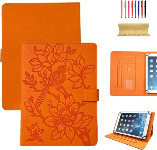 Miniatura 42 de Dteck Funda universal (9.6" a 10.5") - Funda plegable de cuero con tapa para tableta Android 10 10+ pulgadas/Samsung Galaxy Tab 9.6 9.7 10.1 10.4