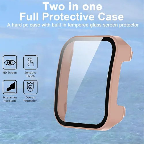 Miniatura 5 de Funda compatible con Amazfit Bip 5, Lamshaw Hard PC Case con protector de pantalla compatible con Amazfit Bip 5 Smart Watch