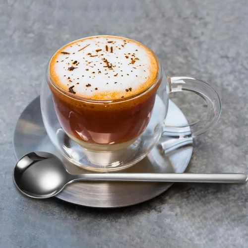 Miniatura 4 de Patelai 4 cucharas de café de acero inoxidable, cucharas de café con mango esmerilado, herramienta de sopa para café, sopa de azúcar, helado
