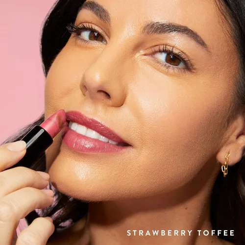 Miniatura 5 de LAURA GELLER NEW YORK Lápiz labial transparente de mármol italiano - Caramelo de fresa - Hidratante y ligero - Vitamina E y aceite de semilla de 06