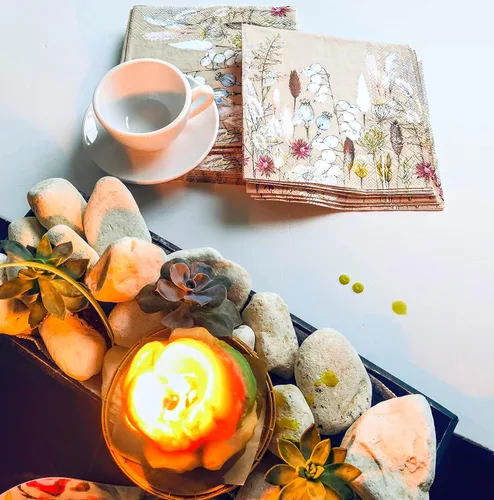 Miniatura 4 de 20 servilletas decorativas florales de 3 capas de 6.5 x 6.5 pulgadas para decoupage, eventos temáticos de la naturaleza, ecológicas y biodegradables
