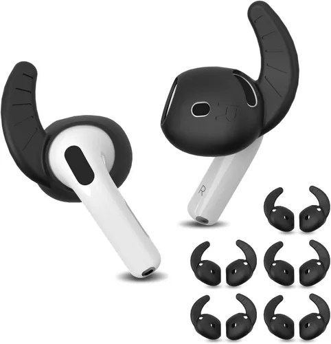Miniatura 8 de 5 pares de ganchos para orejas para AirPods 4, puntas para oídos antideslizantes para AirPod 4 de silicona suave, cubiertas para accesorios para Air