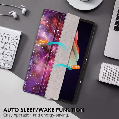 Miniatura 5 de Funda para Lenovo Tab P11 Gen 2 de 11.5 pulgadas 2023, funda ligera y delgada con soporte para Lenovo Tab P11 2ª generación Tablet TB350FU, Galaxy