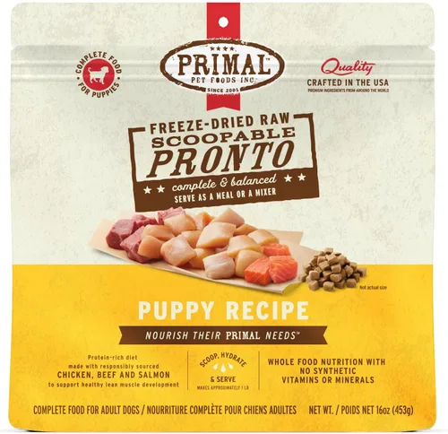 Miniatura 18 de Primal - Alimento liofilizado para perros, Pronto Mini Nuggets, cordero; tomar y servir, comida completa y equilibrada; también se puede utilizar