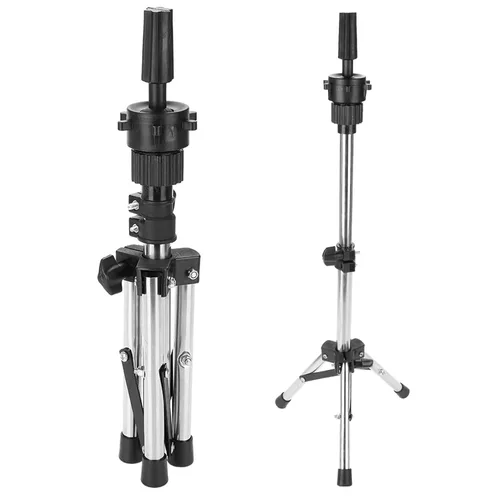 Miniatura 9 de Soporte de trípode para cabeza de maniquí, soporte de trípode ajustable para peluquería, cosmetología, peluquería, entrenamiento, cosmetología