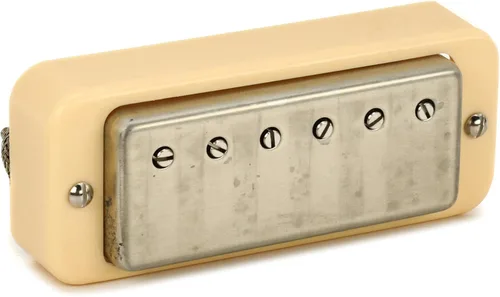Miniatura 7 de Seymour Duncan Antiquity II Surfer Strat - Medio - Viento inverso, polaridad inversa - Crema - Pastilla para guitarra eléctrica Cubierta blanca
