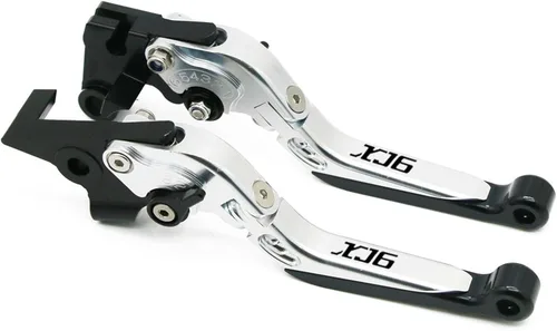 Miniatura 22 de Para Yamaha XJ6 N XJ6 para Diversion 2009 2020 2019 motocicleta ajustable plegable extensible freno embrague palancas mango (color : palanca corta)